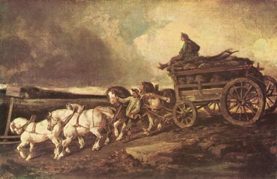 Kohlenwagen von Theodore Gericault